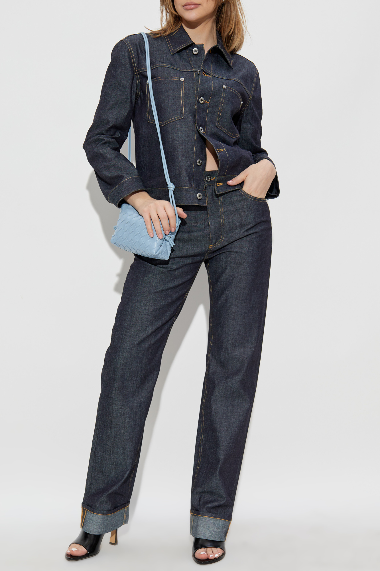 BOTTEGA VENETA wax coating denim jacket | NOIR ONLINE